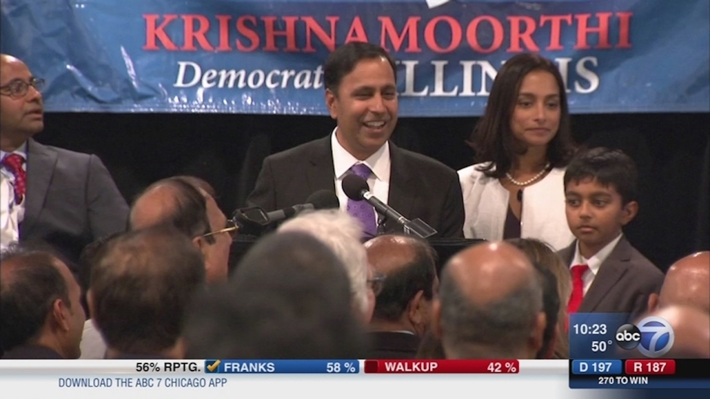 Democrat Raja Krishnamoorthi Wins Re Election To Us House In Illinois 8th Congressional 5550
